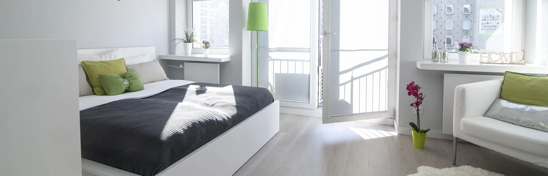 Apartment Salon Bed Window